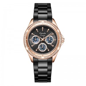 Alexandre Christie AC 2644 Rosegold Black One BFBBRBA1